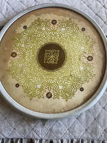 balaca limonun adi: Tort və şiriniyyat qabı, rəng - Yaşıl, Metal, SSRİ — 2