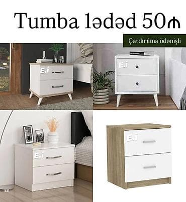 Tumba – 50 AZN (1 ədəd) - Ölçü: 45x40 sm - Rəng seçimi mövcuddur -