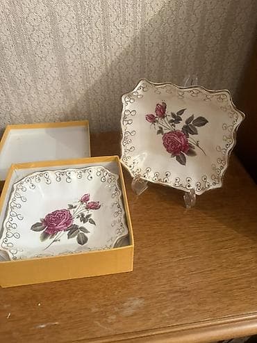 Boşqablar, 2 ədədli dəst, rəng - Ağ, Farfor, Almaniya