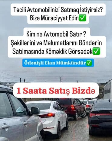 Avtoservis, nəqliyyatın təmiri: Cəmi 1 Saata Satış İstəyirsənsə ? Əgər Səndə Təcili Satırsansa Gətir — 1