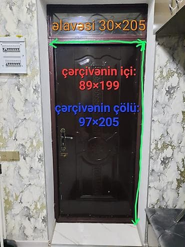 Metalkapı və darvaza dəsti - Darvaza: ölçü 3×3 metr. Üst hissədə — 4