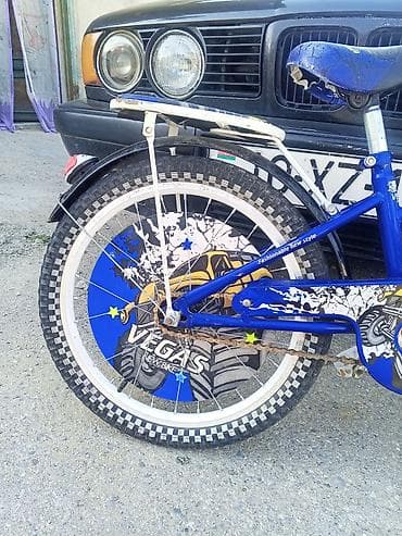 aurus bicycle: Uşaq velosipedi – VEGAS New Bike - Rəng: mavi, dekorativ “VEGAS” — 4