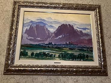 Mövzu: Dağ mənzərəli orijinal tablo – çərçivəli Təsvir: - Rəssam lalafo.az -da Mövzu: Dağ mənzərəli orijinal tablo – çərçivəli Təsvir: - Rəssam