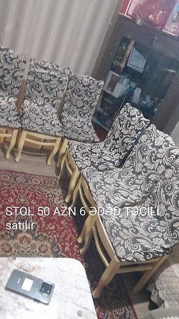Ev üçün mebel: Divan və stul dəsti

0554376643 divan 100 AZN stul 50 azn — 3