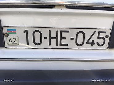 Nömrə nişanı: AZ 10-HE-045 10 HE 045 Görünüş, fərqlilik istəyirsənsə