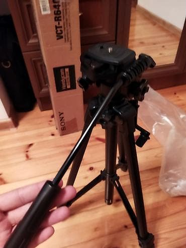 ucuz samavar: Sony VCT-R640 tripod heç işlənməyib - Brend: Sony Handycam Shooting — 4