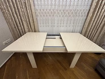 Гостиный стол, Новый, Раскладной, MDF, Прямоугольный стол — 3