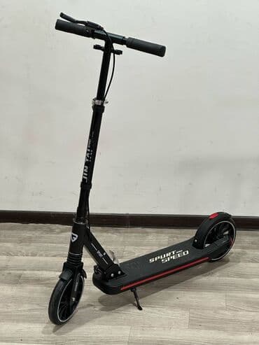 uşaqlar üçün tekerli krosovkalar: İki təkərli skuter rezin təkərli Modelin xüsusiyyətləri: - kompakt — 2