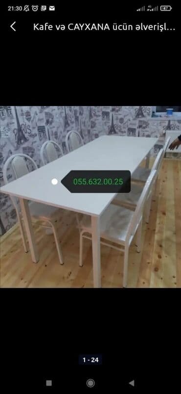 maşın satışları: 110‼️manatdan başlayir 4nəfərlik stol və stullar anbardan satiş var — 3