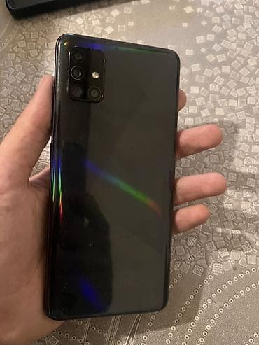philips xenium 9@9d: Samsung Galaxy A51, 128 GB, rəng - Qara, Barmaq izi — 3
