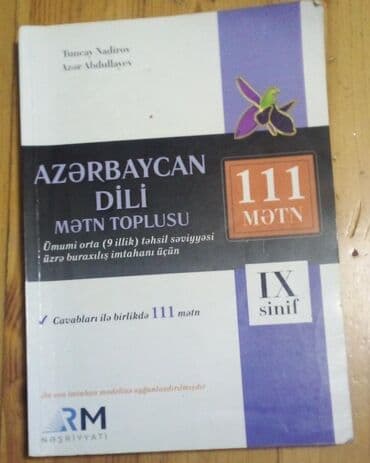 объявления няня на дому: Hazırlıq və dərslik kitablar satılır, her kitabın 1 dedi 5 manatda — 1