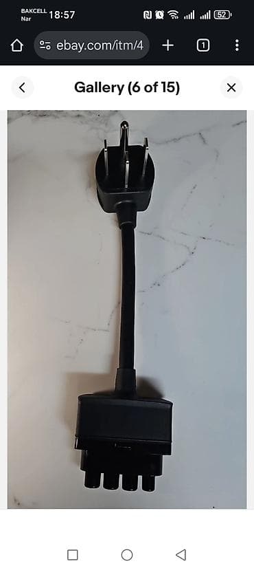 mustan: Ford NEMA 14-50 adapter kabeli – Mach‑E və F‑150 Lightning üçün Ford — 8