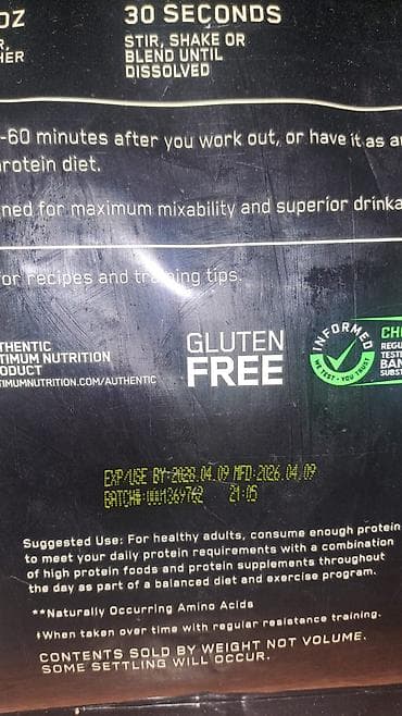 Protein Optimum Nutrition, Çəki: 4501 - 5000 g, Yeni — 3