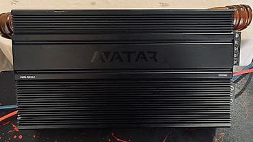 Avtomobil üçün audio sistemi – Kenwood subwoofer + Avatar ABR-1000.5 — 2