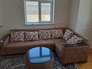 dekor gul: Künc divan, Qonaq otağı üçün, Açılan — 2