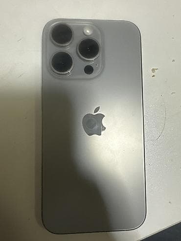 apple m1: IPhone 15 Pro, Gümüşü, Face ID — 2