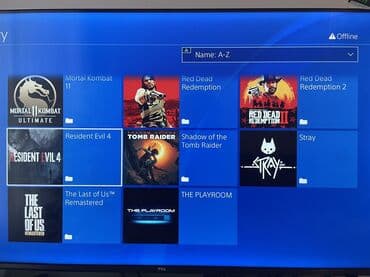 playstation club: PS4 slim 1 tb 9.00 ✅PS4 slim 9.00 praşifka 1 tb yaddash( usb, disk — 5