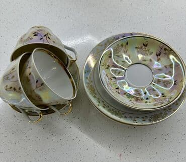 diox çay: Çay dəsti, rəng - Bej — 1