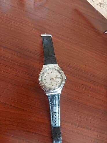 İşlənmiş, Qol saatı, Swatch, rəng - Gümüşü