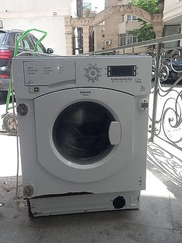 masin kondisioner: Paltaryuyan maşın Hotpoint Ariston, 7 kq, Qurutmasız — 1