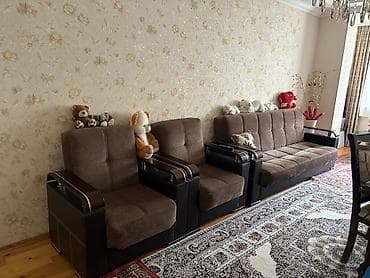 İşlənmiş, Divan, 2 kreslo, Bazasız, Açılan