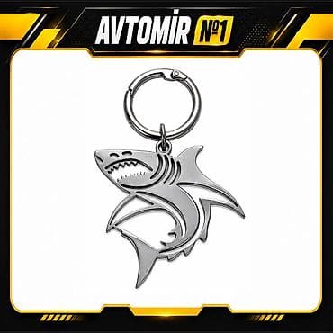 shark: Köpəkbalığı Metal Açar Asqısı – Shark Açarllıq və Brelok Köpəkbalığı — 1