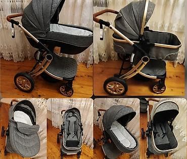 Uşaq dünyası: Çıxarılmayan beşikli araba, İşlənmiş, Cins: Qız, Yaş: 18-24 ay, Ünvandan götürmə — 1
