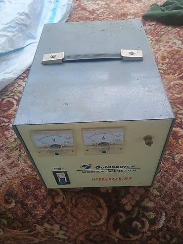 Goldsource Automatic Voltage Regulator – Model: SVC-5000W - Güc at lalafo.az Goldsource Automatic Voltage Regulator – Model: SVC-5000W - Güc