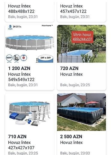 basen intex: Yeni Karkas hovuzu Intex, ≥ 10.1 m, 2501 - 3000 l — 2