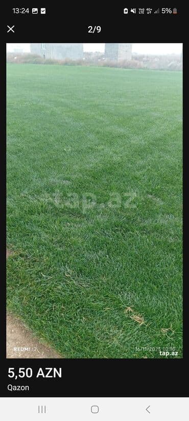 Qızdırıcı və isidicilər: Rulo qazon – hazır əkilmiş, sıx və yaşıl örtük. Xüsusiyyətlər: - Rulo — 3