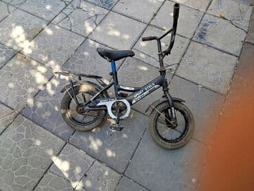 yığılan velosipedlər: İşlənmiş İki təkərli Uşaq velosipedi Stels, 12", sürətlərin sayı: 1, Pulsuz çatdırılma — 2