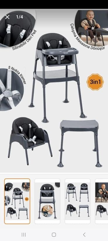 Uşaq arabaları: Usaq yemek masasi Qiymet 30 man Unvan;Resulzade qes 4156 E — 3