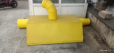 Sənaye havalandırma kuboku və hava kanalı sistemi - Material: qalın — 2