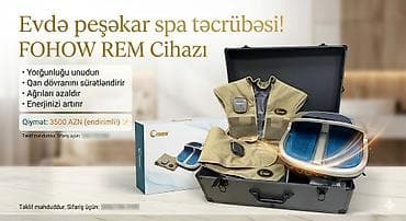 ✨ FOHOW REM Canlandırıcı Masaj Cihazı – 3500 AZN! ✨ Yalnız 1 ədəd –