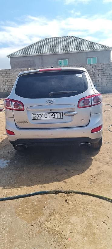 maşım: Hyundai Santa Fe GLX, gümüşü rəng, 5 qapılı krossover/SUV. Xarici: - — 2