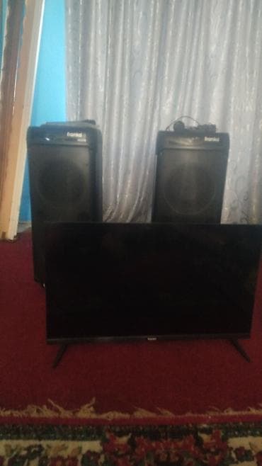 samsung wifi tv 82 ekran: Məhsul: Ev əyləncə dəsti – TV və iki ədəd frenkd markalı akustik səs — 1