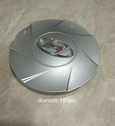 bmw diski type 0: Hyundai təkər diski üçün mərkəz qapağı (center cap) - Rəng: gümüşü — 1