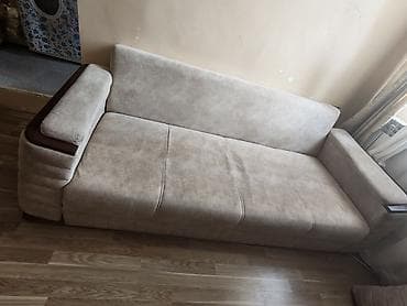 tap.az saatli: Bej rəngli çevrilə bilən divan - Müasir minimal dizayn: yumşaq bej — 2