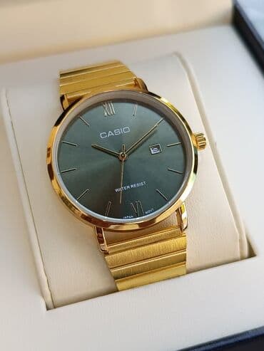 elektron saat oyrənmək: Qol saatı, Casio, rəng - Qızılı — 12