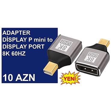 komputer setup: DisplayPort mini Adapterlər/Konverterlər (Çeviricilər) ⭐Display Port — 4