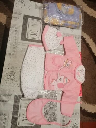 новорожденные вещи для мальчиков: Комплект, Для девочек, 0 - 3 мес., Baby Pink — 2