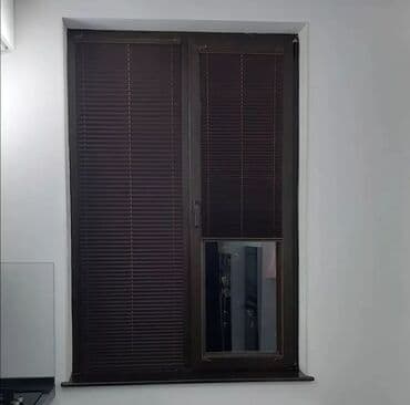 Rum ştorları: Plisse və jalüz pərdələr – plastik və taxta çərçivəli pəncərə və — 7