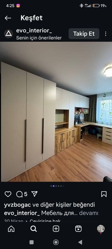 угловой шифоньер в спальню: Новый, Распашной, 2 двери Прямой шкаф, Гардеробный шкаф, Азербайджан — 21