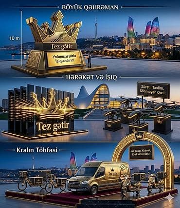 Avto xidmətlər: Tez gətir – şəhərdaxili kuryer və çatdırılma xidməti Xidmətlər: - — 5