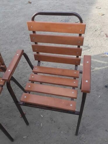 Bağ, çöl masa və oturacaq dəstləri: Yeni, Dördbucaq masa, 9 stul, Açılmayan, Stullar ilə, Metal, Azərbaycan — 4