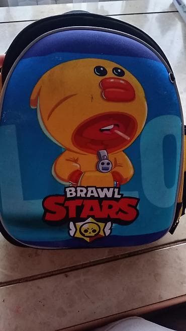 300 nomreli mekteb: Brawl Stars mövzulu uşaq çantası məktəbli çanta - Ön hissədə rəngli — 4