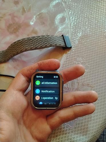 iphone se ucuz: Smart saat, Smart, Sensor ekran, rəng - Boz — 6