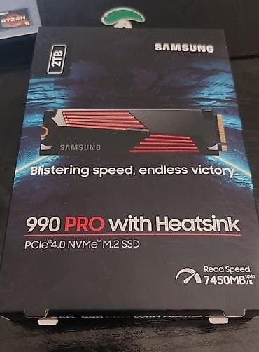 Elektron kitablar: Daxili SSD disk Samsung, 2 TB, M.2, Yeni — 1