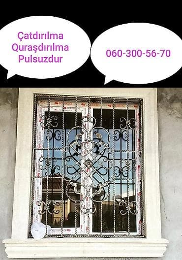 pencere altliqlari: Resotka 1-kv 30 azn başlayan qiymətlərlə Məhəccər 1-kv 40 manat — 3