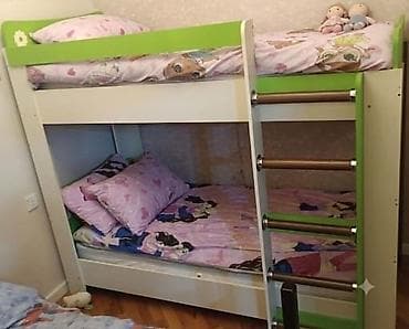 mebler: L🅰/ iki mərtəbəli çarpayı 200 azn. Ölçü 2x90 Matrasları var. Hal — 1